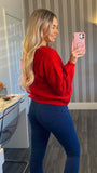 Addison Red Sweater