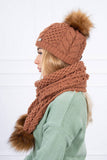 Grecia hat and scarf set