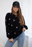 Lissa Heart Sweater