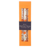 Set Of 3 Taper Pumpkin Candles