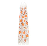 Set Of 3 Taper Pumpkin Candles