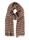 Amber Cosy Houndstooth Scarf