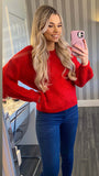 Addison Red Sweater
