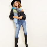 Cosy up scarf blue