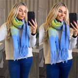 Cosy up scarf blue