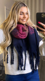 Cosy up scarf navy
