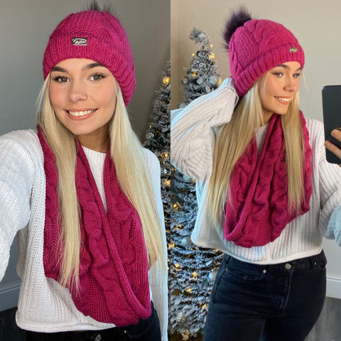 Kyle hat and scarf set